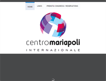 Tablet Screenshot of centromariapoli.org